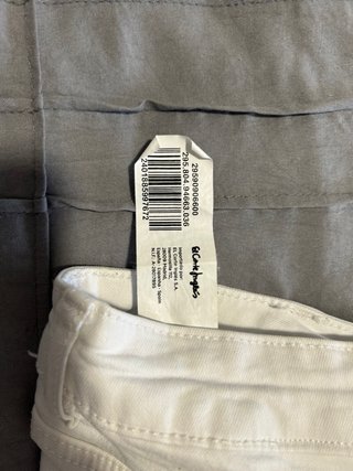 Shorts vaqueros blancos mujer