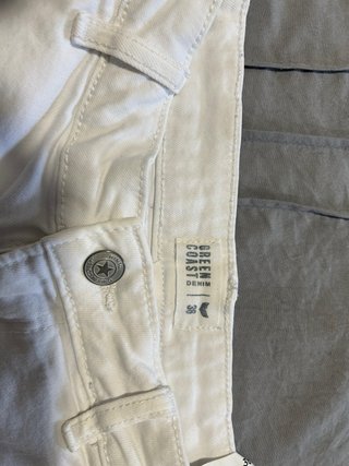 Shorts vaqueros blancos mujer