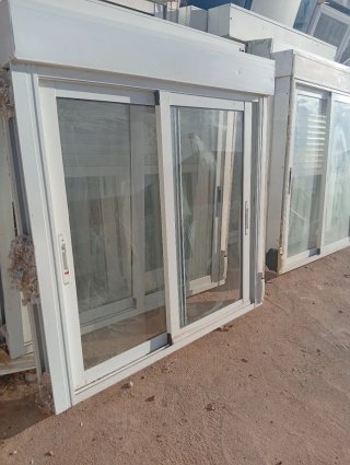 Ventanas correderas de aluminio122x125 alto