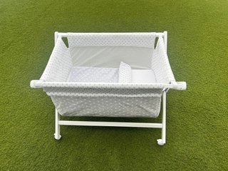 Minicuna Tijera Bebé Plegable con Ruedas