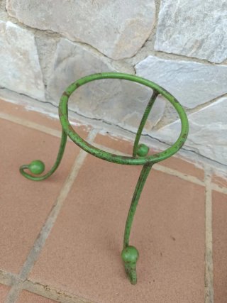 2 Maceteros Hierro Forjado y  2 plantas de regalo