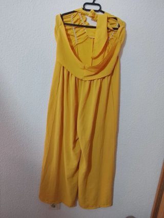 Mono ancho amarillo talla única