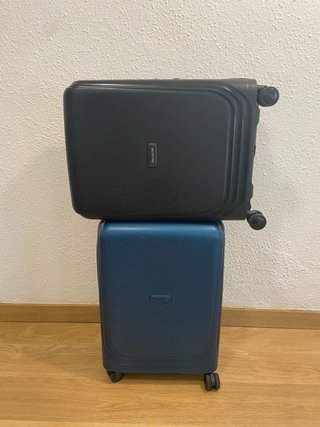2 Set Maletas de Cabina 55CM + Mochilas Samsonite
