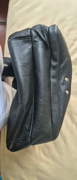 Mochila Piel Negra Miguel Bellido