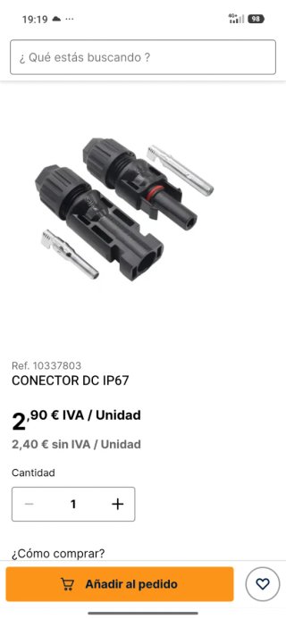 Conectores Solares TEKOX TSC4/H (MC4)