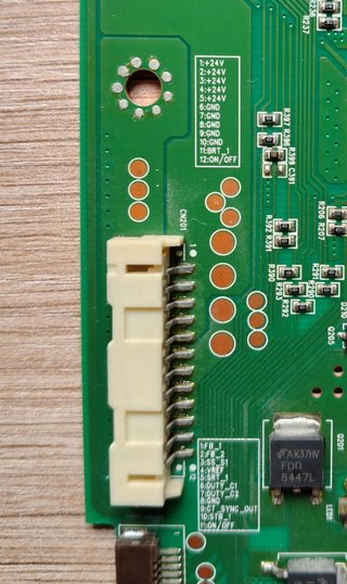 Placa Inversora Slave CCFL TV - LG 6632L-0593A