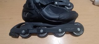 Patines Oxelo Talla 44 Negro.