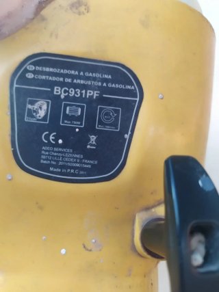 Desbrozadora gasolina con cadena
