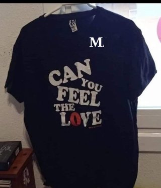 Camisetas negras manga corta hombre talla M