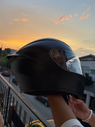 Casco Agv Negro mate