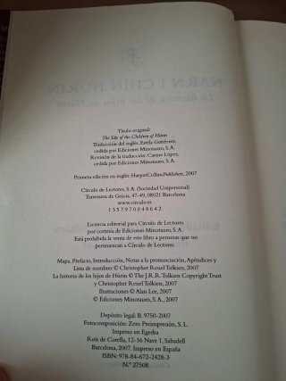 Narn i Chîn Húrin la historia de los hijos de H...