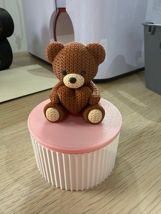Caja joyero oso 3D