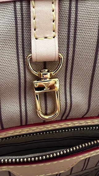 Mala Louis Vuitton Monogram Bege/Castanho