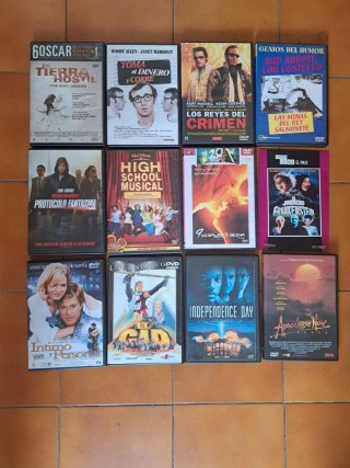 Películas DVD Acción/Aventura/Comedia a 1 €