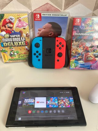 Nintendo Switch Azul/Rojo + Juegos