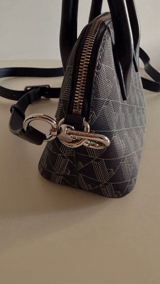 Bolso Lacoste Azul y Blanco Pequeño