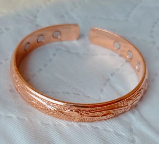 Pulsera cobre puro magnética