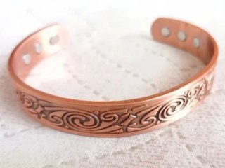 Pulsera cobre puro magnética