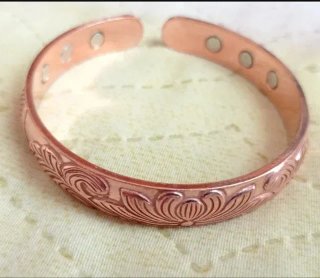 Pulsera cobre puro magnética