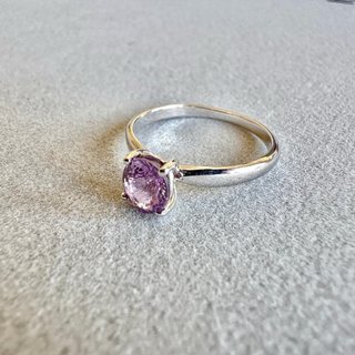 Anillo Oro 18K Zafiro Púrpura Natural 1.13ct IGI