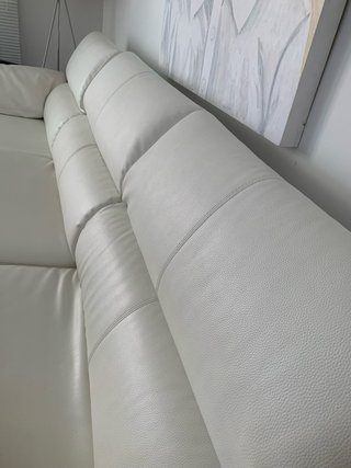 Sofá seccional blanco