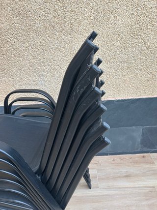2 Sillones de Exterior Apilables