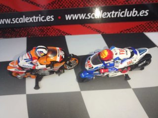 Motos Scalextric 2 modelos.       No ofertas
