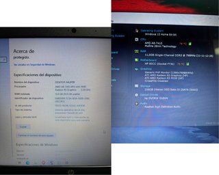 Portátil HP TPN-C126 SSD 256GB 12MB RAM