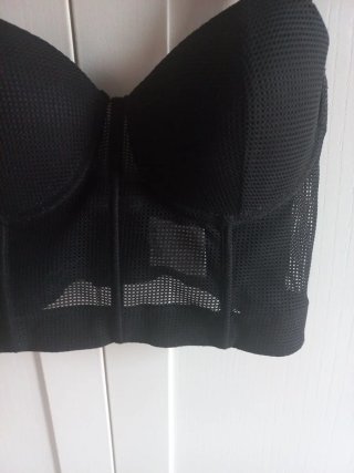 Top Corsé Negro Talla S