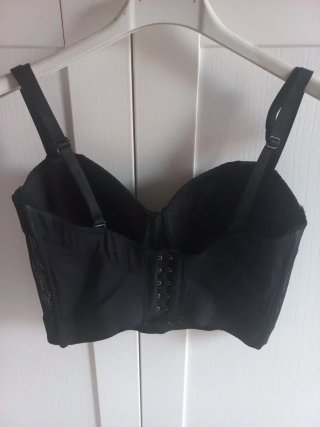 Top Corsé Negro Talla S