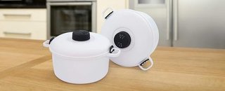Olla a Presión Microondas 2.8L Blanca