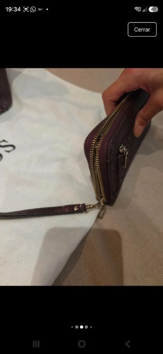 Conjunto Guess: Bolso y Cartera Morado