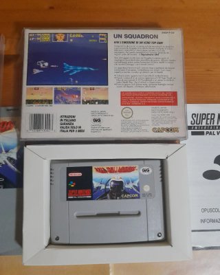 UN Squadron SNES Capcom PAL