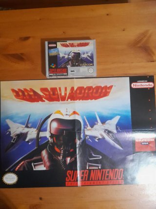 UN Squadron SNES Capcom PAL