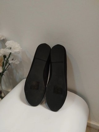 Zapatos tipo bailarina Atmosphere negros mujer