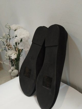 Zapatos tipo bailarina Atmosphere negros mujer