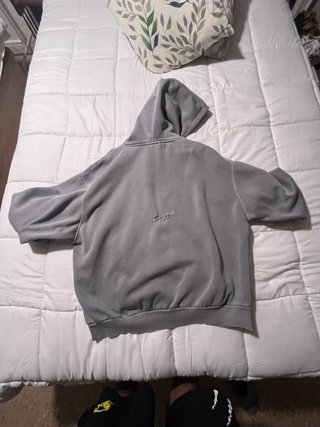 Sudadera Capucha Oversize Gris