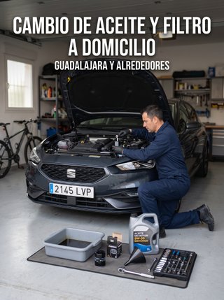 CAMBIO DE ACEITE Y FILTRO A DOMICILIO