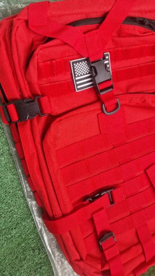 Mochila Táctica Roja 45L