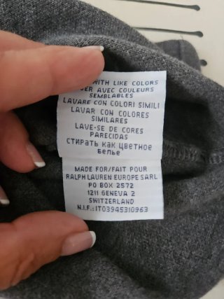 Polo Ralph Lauren Gris Talla L