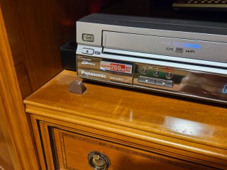 Panasonic DMR EH80V VHS DVD HDD funcionando