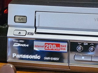 Panasonic DMR EH80V VHS DVD HDD funcionando