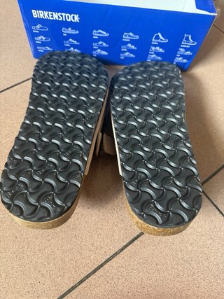 Birkenstock Boston Suede Bege Tam 44