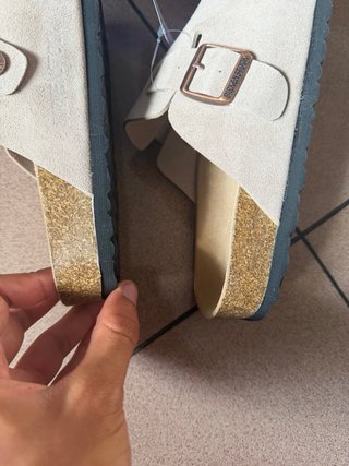 Birkenstock Boston Suede Bege Tam 44