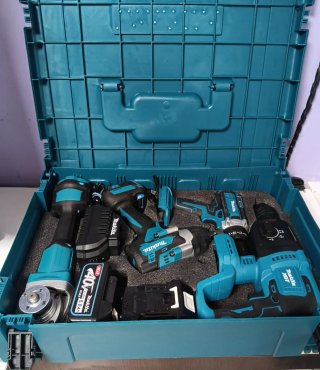 Kit Taladro y Amoladora Makita XGT 40V