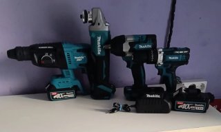 Kit Taladro y Amoladora Makita XGT 40V