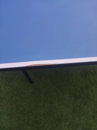 Mesa de ping pong azul