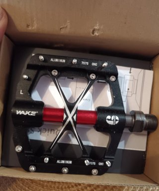 Pedales Bicicleta Wake Aluminio 7075 CNC