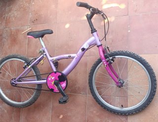 Bicicleta infantil morada