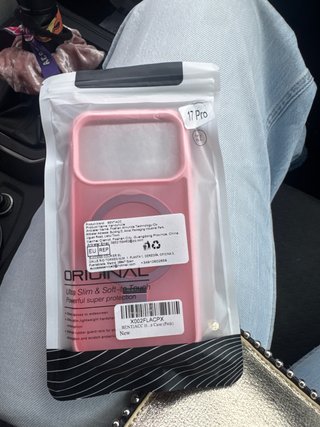 Custodia iPhone 15 Pro Rosa con Anello